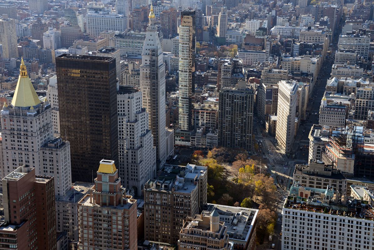 01-1 Madison Square Park New York Life Building, 41 Madison, Met Life Edition Tower, One Madison Park, Flatiron Building, 250 Fifth Ave From New York City Empire State Building